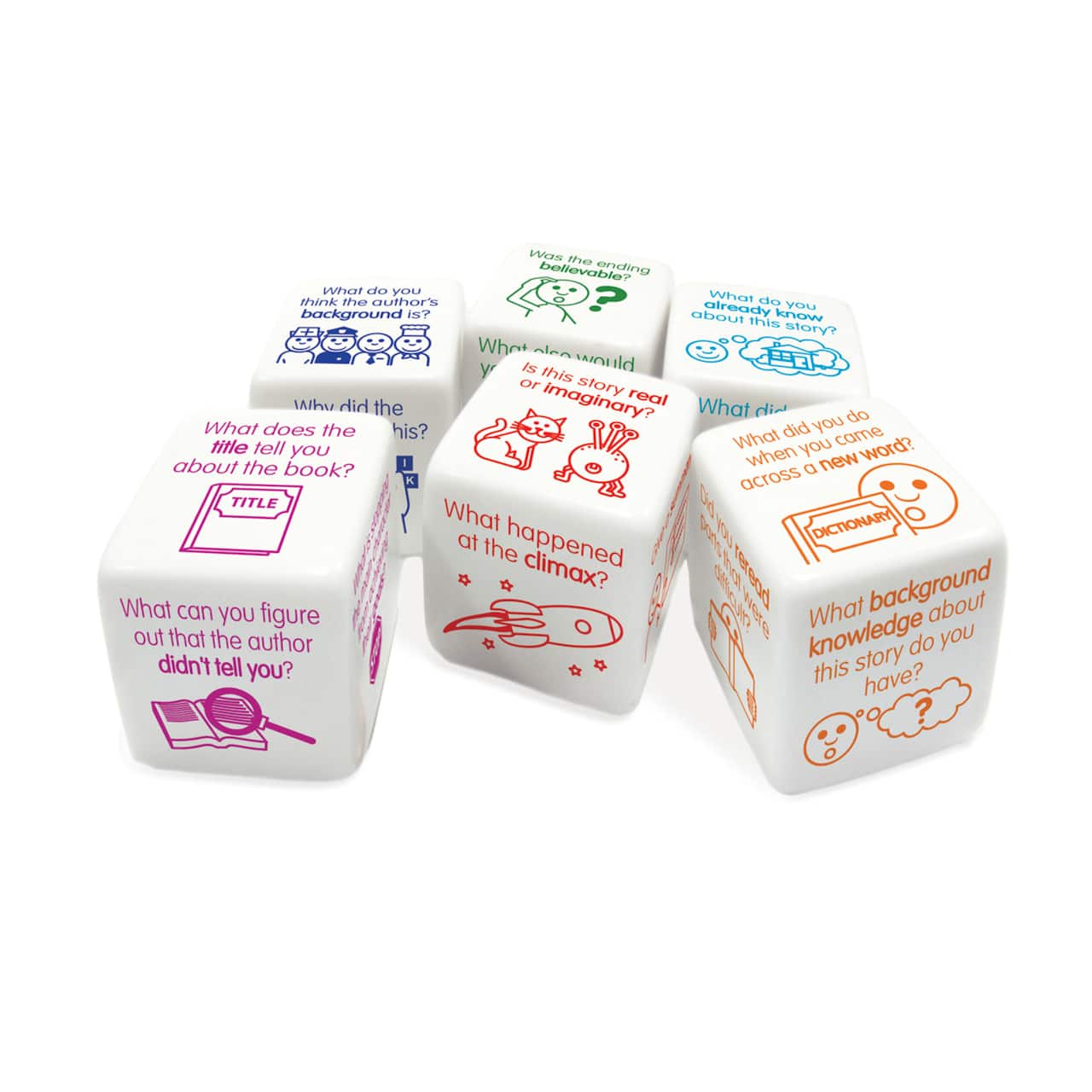 Junior Learning® Comprehension Dice Educational Learning Game